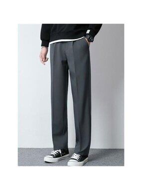 Men's Plus Size Wide Leg Casual Pants